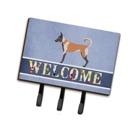 Carolines Treasures Malinois Welcome Leash or Key Holder BB8299TH68